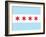 Chicago City Flag Poster Print-null-Framed Art Print