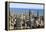 Chicago City Skyline and Lake Michigan, Chicago, Illinois, United States of America, North America-Amanda Hall-Framed Premier Image Canvas