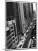 Chicago city street-Patrick  J. Warneka-Mounted Photographic Print