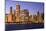 Chicago Cityscape at Dusk Viewed from Lake Michigan, Chicago, Illinois, United States of America-Amanda Hall-Mounted Photographic Print