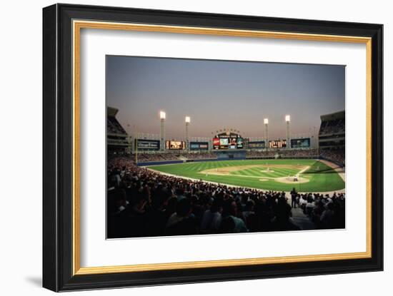 Chicago Comiskey Park-Ira Rosen-Framed Art Print