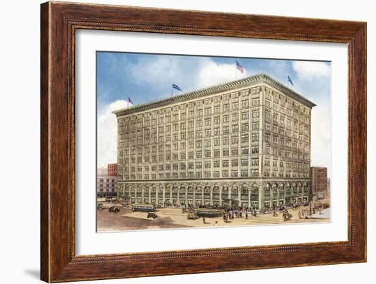 Chicago Department Store-null-Framed Art Print