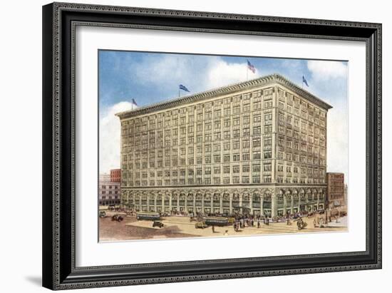 Chicago Department Store-null-Framed Art Print