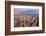 Chicago Downtown Aerial View at Dusk with Skyscrapers and City Skyline at Michigan Lakefront-Songquan Deng-Framed Photographic Print