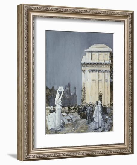 Chicago Exposition, 1892-Childe Hassam-Framed Giclee Print