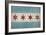 Chicago Flag-Ryan Fowler-Framed Art Print