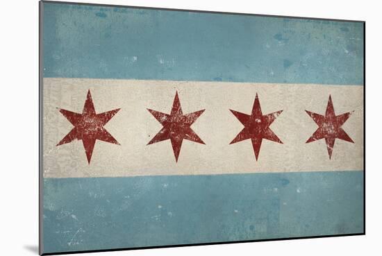 Chicago Flag-Ryan Fowler-Mounted Art Print