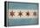 Chicago Flag-Ryan Fowler-Framed Stretched Canvas