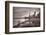 Chicago Foggy Lakefront BW-Steve Gadomski-Framed Photographic Print