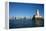 Chicago Harbor Lighthouse with skyscraper in the background, Lake Michigan, Chicago, Cook County...-Panoramic Images-Framed Premier Image Canvas