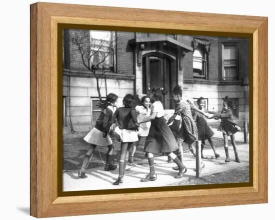 Chicago, Illinois, 1941-Edwin Rosskam-Framed Premier Image Canvas