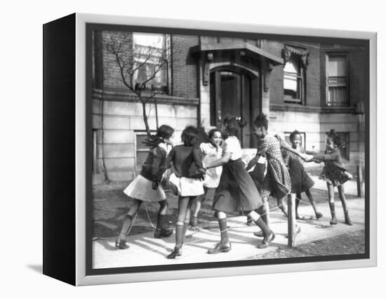 Chicago, Illinois, 1941-Edwin Rosskam-Framed Premier Image Canvas