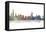 Chicago Illinois Skyline BW 1-Marlene Watson-Framed Premier Image Canvas