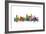 Chicago Illinois Skyline-Michael Tompsett-Framed Art Print