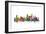 Chicago Illinois Skyline-Michael Tompsett-Framed Premium Giclee Print