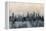 Chicago Illinois Skyline-Michael Tompsett-Framed Stretched Canvas