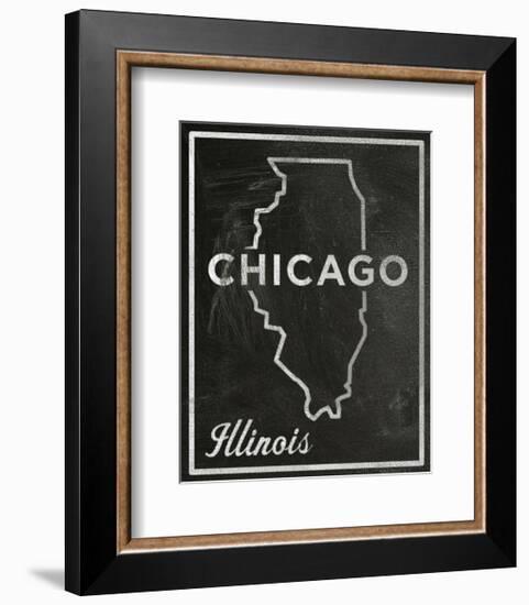 Chicago, Illinois-John Golden-Framed Giclee Print