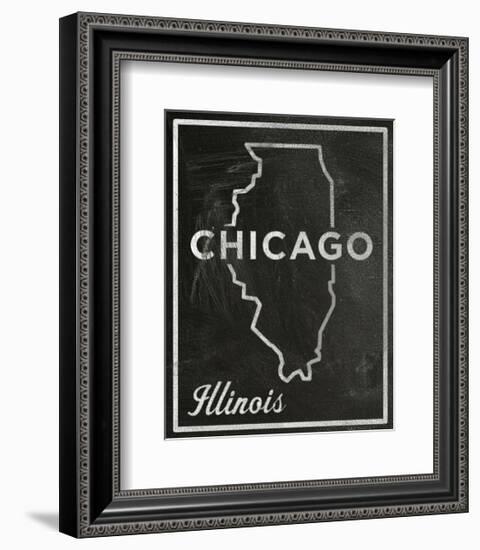 Chicago, Illinois-John Golden-Framed Giclee Print