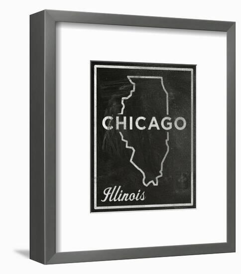 Chicago, Illinois-John Golden-Framed Giclee Print