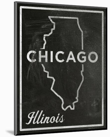 Chicago, Illinois-John Golden-Mounted Giclee Print