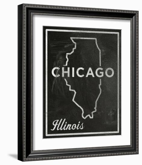 Chicago, Illinois-John Golden-Framed Giclee Print