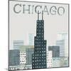 Chicago Landmarks I-Michael Mullan-Mounted Art Print