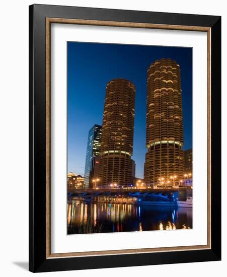 Chicago Marina Towers-Patrick Warneka-Framed Photographic Print