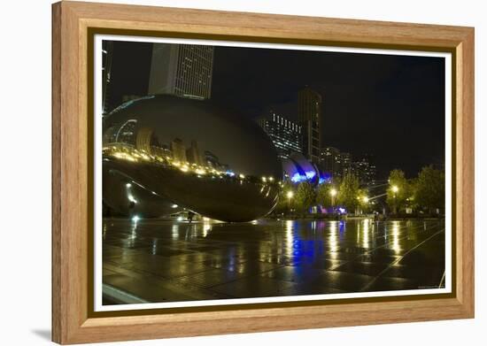 Chicago millenium park-Patrick  J. Warneka-Framed Premier Image Canvas