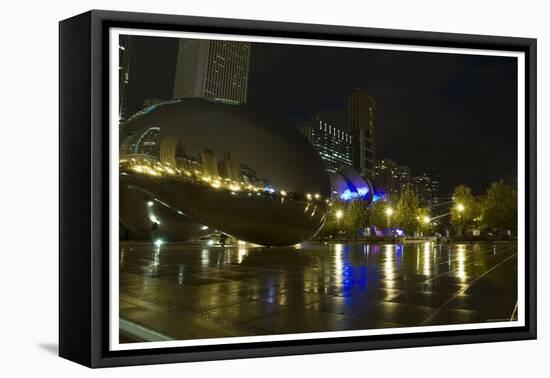 Chicago millenium park-Patrick  J. Warneka-Framed Premier Image Canvas