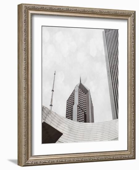 Chicago Monotone I-Sonja Quintero-Framed Photographic Print