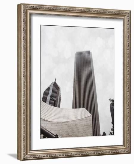 Chicago Monotone II-Sonja Quintero-Framed Photographic Print