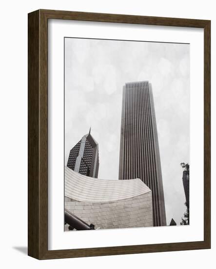 Chicago Monotone II-Sonja Quintero-Framed Photographic Print