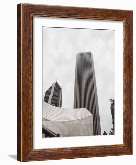 Chicago Monotone II-Sonja Quintero-Framed Photographic Print