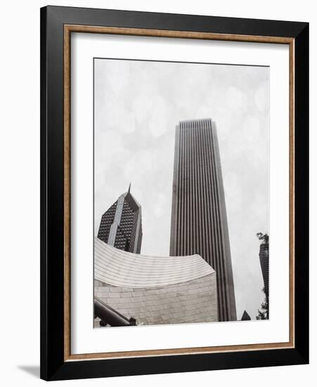 Chicago Monotone II-Sonja Quintero-Framed Photographic Print