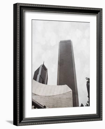 Chicago Monotone II-Sonja Quintero-Framed Photographic Print