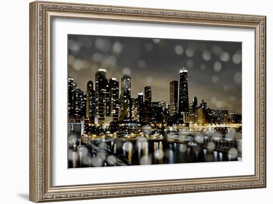 Chicago Nights II-Kate Carrigan-Framed Art Print