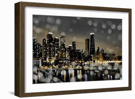 Chicago Nights II-Kate Carrigan-Framed Art Print