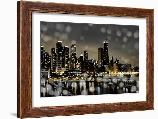 Chicago Nights II-Kate Carrigan-Framed Art Print