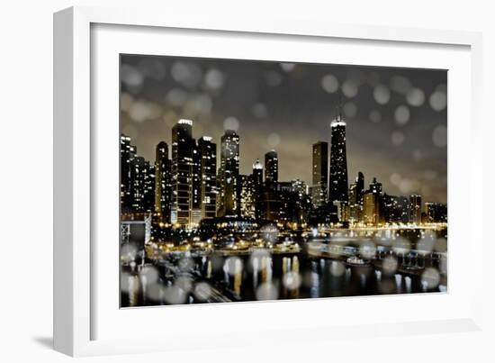 Chicago Nights II-Kate Carrigan-Framed Art Print