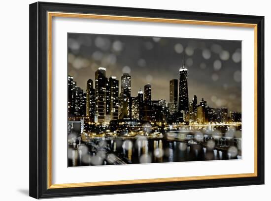 Chicago Nights II-Kate Carrigan-Framed Art Print