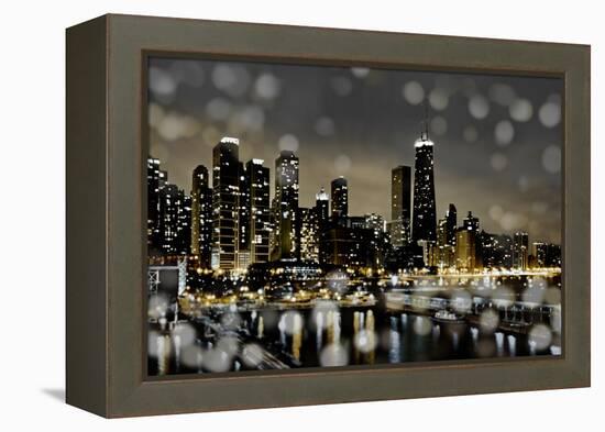 Chicago Nights II-Kate Carrigan-Framed Stretched Canvas