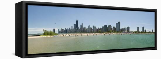 Chicago North Avenue Beach-Patrick Warneka-Framed Premier Image Canvas