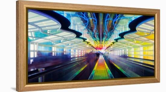 Chicago O'Hare International Airport, Chicago, Illinois, USA-null-Framed Premier Image Canvas