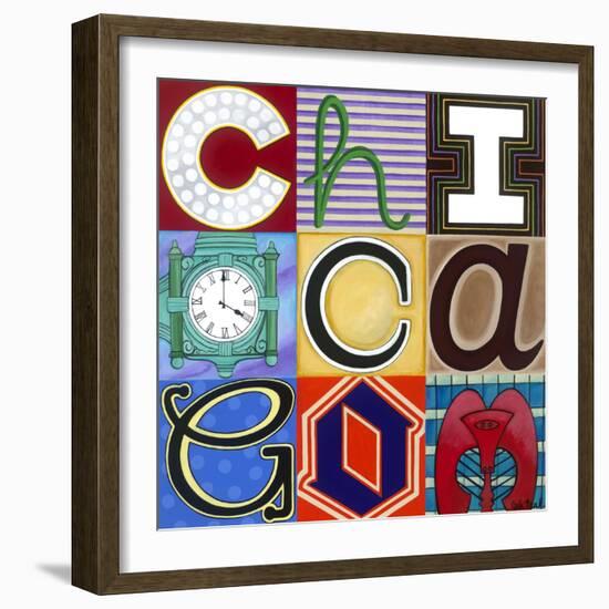 Chicago Picasso-Carla Bank-Framed Giclee Print