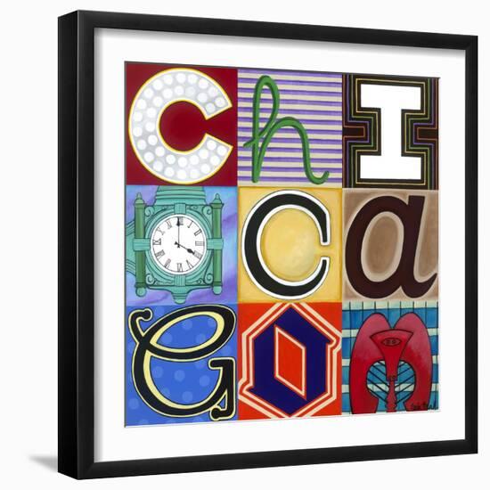 Chicago Picasso-Carla Bank-Framed Giclee Print