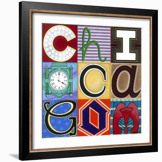 Chicago Picasso-Carla Bank-Framed Giclee Print