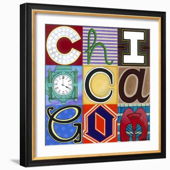 Chicago Picasso-Carla Bank-Framed Giclee Print