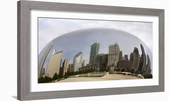 Chicago Reflections, Chicago, Illinois 07-Monte Nagler-Framed Photographic Print