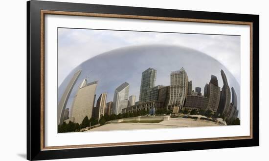 Chicago Reflections, Chicago, Illinois 07-Monte Nagler-Framed Photographic Print