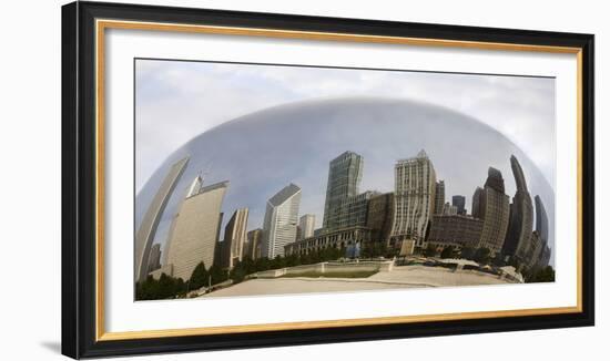 Chicago Reflections, Chicago, Illinois 07-Monte Nagler-Framed Photographic Print